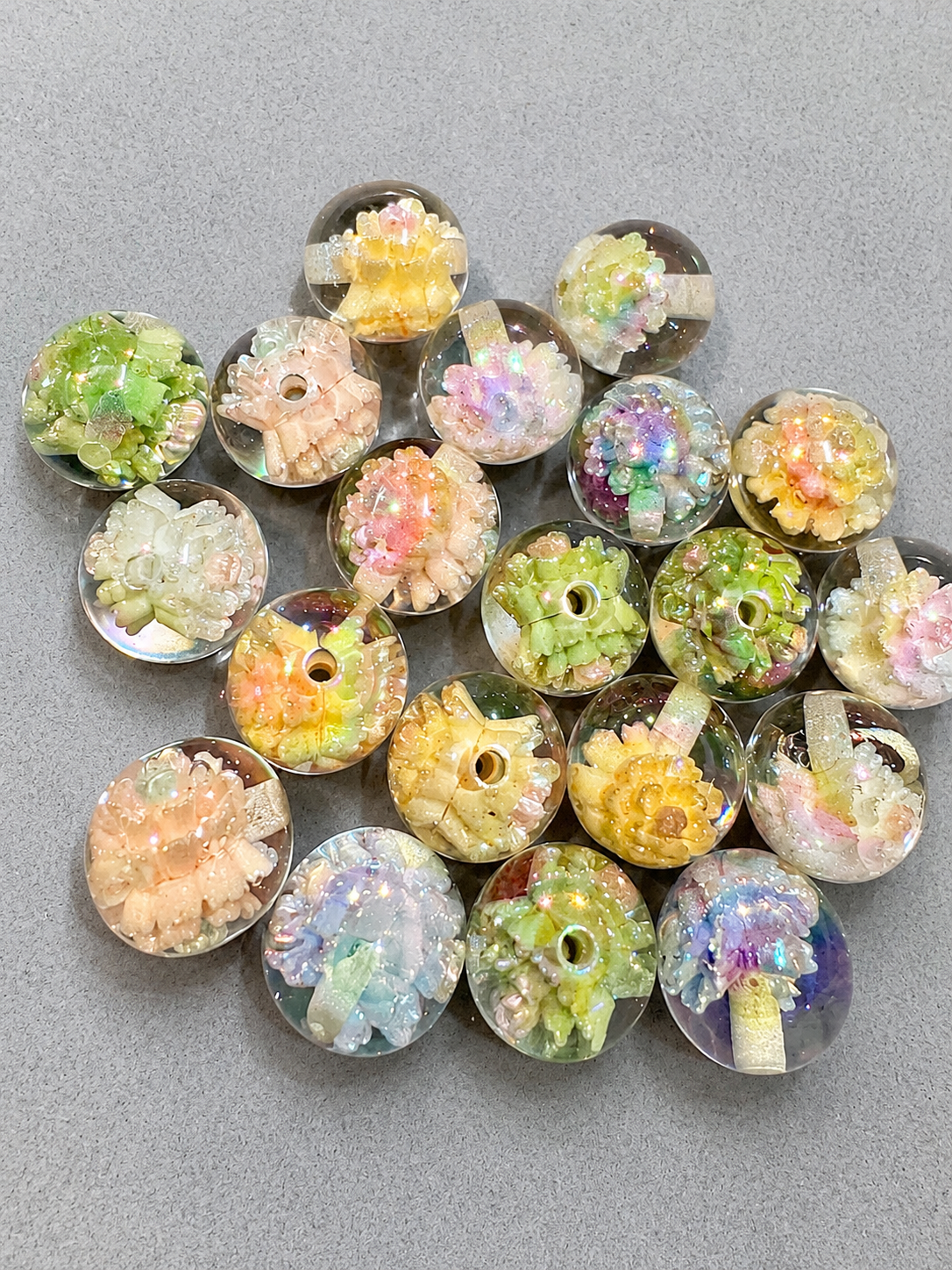 16mm Enchanted Flower Beads
