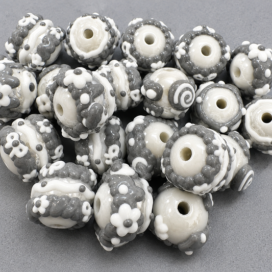 Hand painted beads