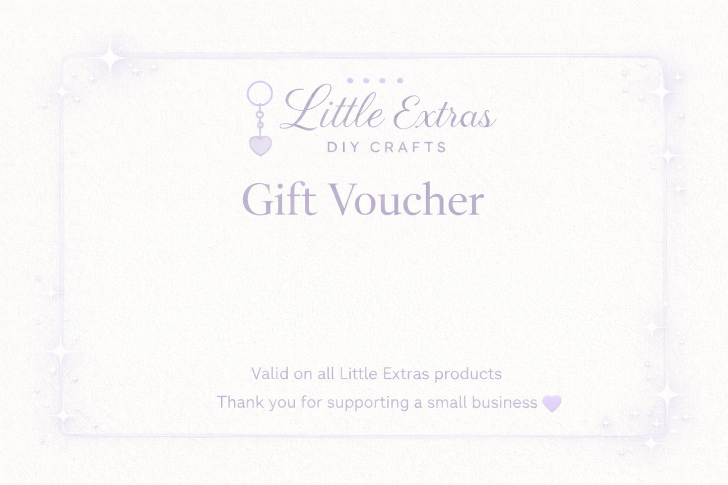 Little Extras Gift Voucher